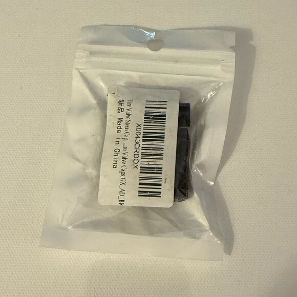Audi Valve Stem Caps in Black Set of 5 NWT - Picture 4 of 4